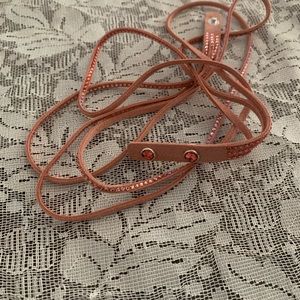 Touchstone crystal wrap bracelet